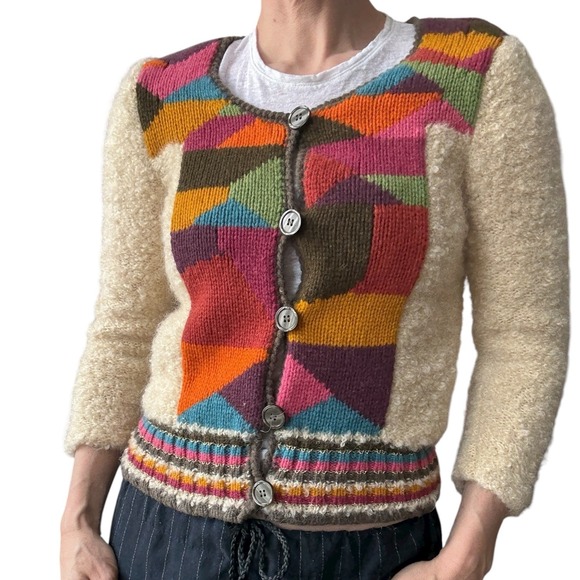 Vintage Sweaters - Vintage H&M‎ mohair blend cardigan